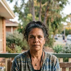 Portrait of Aunty J., a simulated client